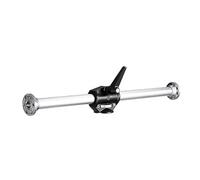 Manfrotto 131D Horizontal Double Head Accessory Arm - Silver (For Mounting 2 Heads At 90 Degrees, 3/8" Thread On Both Ends Of The Arm)