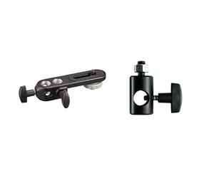Manfrotto 143BKT Camera/Umbrella Bracket, Black & 014-38 16mm Female Adapter