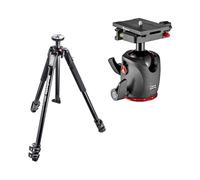 Manfrotto 190X 3-Section Aluminum Tripod with XPRO Magnesium Ball Head and MSQ6PL Quick Release Plate