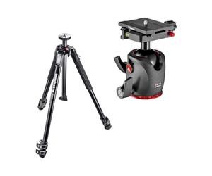 Manfrotto 190X 3-Section Aluminum Tripod with XPRO Magnesium Ball Head and MSQ6PL Quick Release Plate