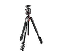 Manfrotto 190X Aluminium Tripod, 4-Section with XPRO Ball Head and 200PL Plate, for Mirrorless and DSLR Cameras