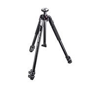 Manfrotto 190X Aluminum 3 Section Tripod Kit w/3 Way Head, Black MK190X3-3W1