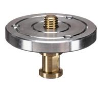 Manfrotto 208, 3/8" Tripod Head Mounting Plate with Stud for The Super Clamp