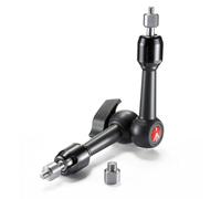 Manfrotto 244MINI Arm Mini with Interchangeable 1/4 inch Attach and 3/8 inch Adapter, black
