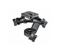 Manfrotto 3D Junior Tripod Head, for Camera Tripods, Fluid Ball Head, Camera Stabilizer, Photography Accessories for Content Creation