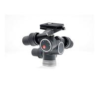 Manfrotto 405 Geared Head with Micrometric Knobs and Levelling Bubbles | 410 Plate, Quick Release, Aluminium, for DSLR, CSC, Mirrorless, Black
