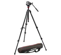 Manfrotto 500 fluid video head & 755CX3 CF single leg tripod