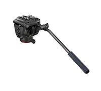 Manfrotto 500X Fluid Video Head for Mirrorless Cameras, 5kg Payload, Flat Base, Quick Release Sliding Plate, Vertical and Horizontal Shooting, Ideal for Content Creators and Social Media Video