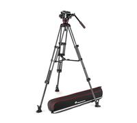 Manfrotto 504X Fluid Video Head with CF Twin Leg Tripod MS