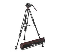 Manfrotto 504X Video Head + Twin Leg Tripod