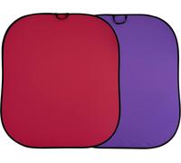 Manfrotto Collapsible Reversible Background 1.8 x 2.15m - Red/Purple