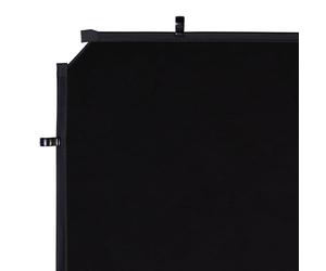 Manfrotto EzyFrame Photography/Video Large Format Collapsible Background Cover 2 x 2.3m - Black/Ultra-Portable/Family Shoots/Portraits/Animated Action Poses/Fashion/Commercial - LL LB7953