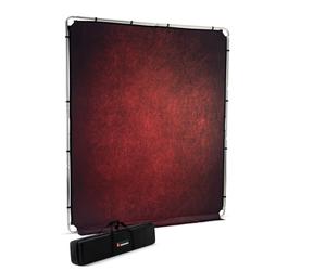 Manfrotto EzyFrame Vintage Background 2 x 2.3m - Crimson