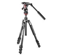 Manfrotto Live Tripod For Digital/Film Cameras 3 Legs Black