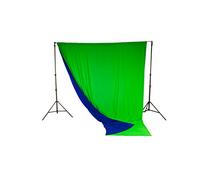 Manfrotto Chromakey textilhin tergrund Green/Blue 300 x 350 cm M. Loop