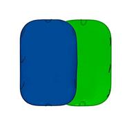 Manfrotto LL LC5987 1.8 x 2.1 m Collapsible Reversible Background - Chromakey Blue/Green
