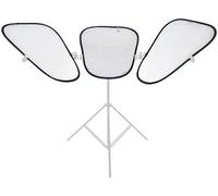 Manfrotto LR2903 Triflector MKII Set of 3 Silver/White Panels