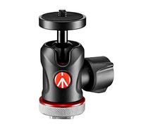 Manfrotto MH492LCD-BH, Centre Ball Head with Cold Shoe Connection for Monitors, LED, Microphones, Action Cameras and Accessories up to 4 kg