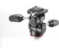 Manfrotto MH804-3W, MK II 3 Way Head in Adapto W/Retractable Levers, Independent