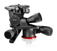 Manfrotto MHXPRO-3WG, XPRO Geared 3 Way Pan/Tilt Head, compatible with DSLR, Compact System Camera, Mirrorless, Spotting Scope, Aluminium Black
