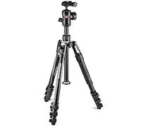 Manfrotto MKBFRLA4B-BHM Befree Advanced 2N1 Travel Tripod with Monopod, Lever Lock, Tripod Bag, Plate and Ball Head Included for Canon, Nikon, Sony, DSLR, CSC, Mirrorless, Up to 9kg, Aluminium