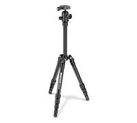 Manfrotto MKELES5BK-BH, Element Small Traveller Tripod with Aluminium Ball Head, Telescopic Column, Payload 6 kg, for CSC, DSLR, Mirrorless, Black