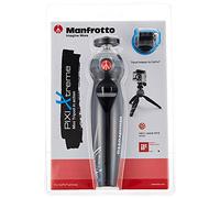 Manfrotto MKPIXIEX-BK, PIXI Xtreme Mini Tripod for GoPro Camera, Compact Size, Vlogging, Videography, Travel, Sports, Tripod Mount Adapter Included