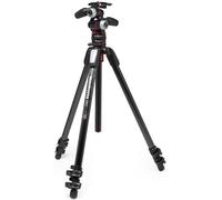 Manfrotto 3-Section Tripod Kit With 3-Way Head in Aluminium - Professional Photography Accessories With MOVE Quick Release System