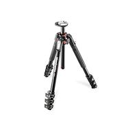 Manfrotto MT190XPRO4 Photo Tripod, 4-Section Aluminium, 90 degree Center Column, for Mirrorless and DSLR Cameras, Black/Anthracite