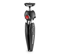 Manfrotto MTPIXIEVO-BK, PIXI EVO 2-Section Mini Tripod for Mirrorless Cameras, CSC, DSLR, Video, Compact Size, Camera Table-Tripod, Aluminium, Black