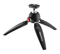 Manfrotto MTPIXIEVO-BK, PIXI EVO 2-Section Mini Tripod for Mirrorless Cameras, CSC, DSLR, Video, Compact Size, Camera Table-Tripod, Aluminium, Black