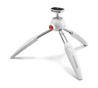 Manfrotto MTPIXIEVO-WH, PIXI EVO 2-Section Mini Tripod, Foldable, Compact Size, for Entry Level DSLRs, Compact System Cameras, Mirrorless, White