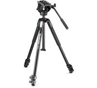 Manfrotto MVH500AH Fluid Video Head with MT190X3 Tripod | MT190X3 Tripod