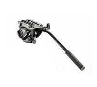 Manfrotto MVH500AH, Lightweight Fluid Video Head with Flat Base, Sliding Plate for Rapid Camera Connection, Supports Multiple Tripods