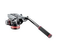 Manfrotto MVH502AH Video Head with Flat Base and Fixed Lever, Video Head for Compact Video Cameras and DSLR Cameras, for Filming, Videography, Content Creation, Vlogging, Live Streaming , Black
