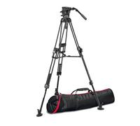 Manfrotto 526 Pro Video Head + 645 Twin Fast Aluminium Tripod