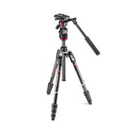Manfrotto MVKBFRTC-LIVE tripod Hand-held camcorder 3 leg(s) Black. Sil