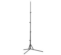 Manfrotto Nano Lighting Stand - 5 Sections - Reverse Folding Legs - Compact & Lightweight - 1.5KG Payload - Black - Anodised Aluminium - 5001B-1