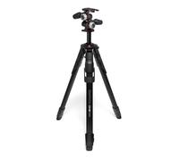 Manfrotto ONE Photo, Aluminium Tripod Kit, with XPRO 3-Way Head, 12kg Load, 90° Horizontal Column, XTEND Legs Fast Setup, Modular Feet, Professional Photo Tripod Kit for DSLR & Mirrorless Cameras