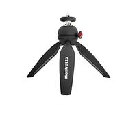 Manfrotto PIXI, Mini Camera Tripod with Handgrip for Content Creation,Black