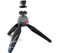 Manfrotto PIXI Xtreme Mini Tripod Kit with Head for GoPro Cameras (MKPIXIEX-BK), Manfrotto Black with GoPro Adapter