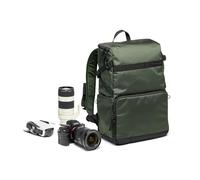 Manfrotto Street Slim Photography Backpack for Mirrorless and Reflex Camera, Front and Rear Access, Removable Camera and Laptop Inserts, Compact Backpack for Photography Accessories, Colour Green