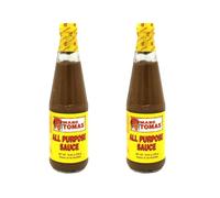 Mang Tomas All Purpose Sauce 550g - Filipino Savoury Dipping Sauce & Cooking Sauce for Meat & BBQ (Pack of 2)