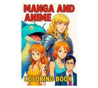 Manga and Anime coloring book