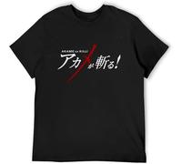 Manga Anime T Shirt Akame Ga Kill Tshirt Summer Men's Personality Tees Akame Short Sleeve Unisex Men Tops Black S