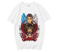 Manga Attack AOT On Titan T Shirt Summer Streetwear T Shirts Cotton Trendy Levi Ackerman Shirt for Man Short-Sleeved Loose Tops