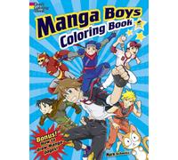Manga Boys Coloring Book