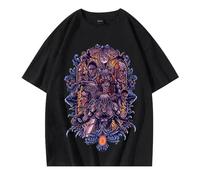 Manga Eren Jaeger T Shirt Men's Pure Cotton T-Shirts O Neck Attack AOT On Titan Tees Short Sleeve Clothing