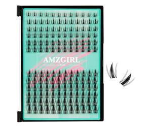 Manga Fairy Cluster Lashes 8-16mm Individual False Eyelash Extensions, Ultra-Thin Invisible Eyelash Band, Natural Anime Eyelashes