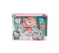 MANGA HELLO KITTY Różowy Skuter, lalka Famosa